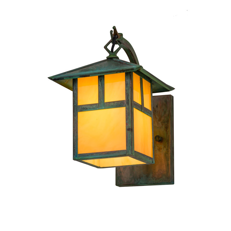 Seneca "T" Mission 1 - Light Outdoor Wall Lantern