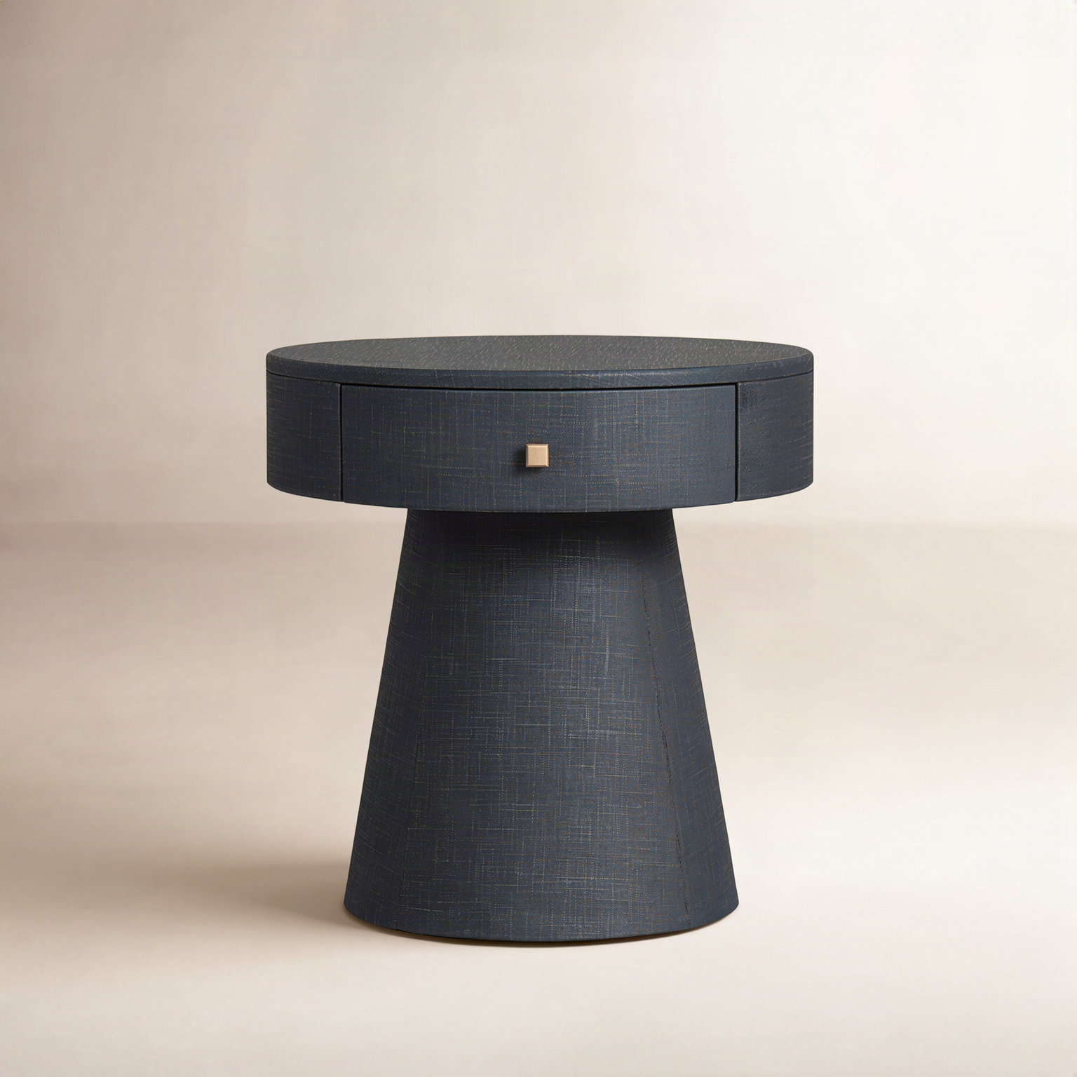 1 - Drawer Nightstand, Black Linen