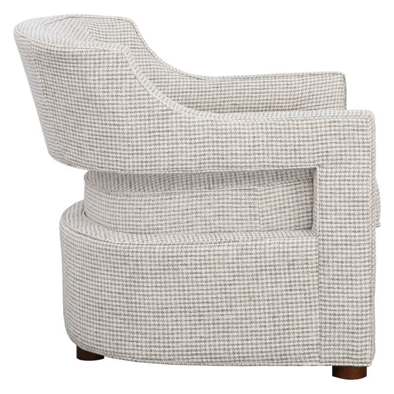 Phoebe Leather Lounge Chair, 1130 Pottery