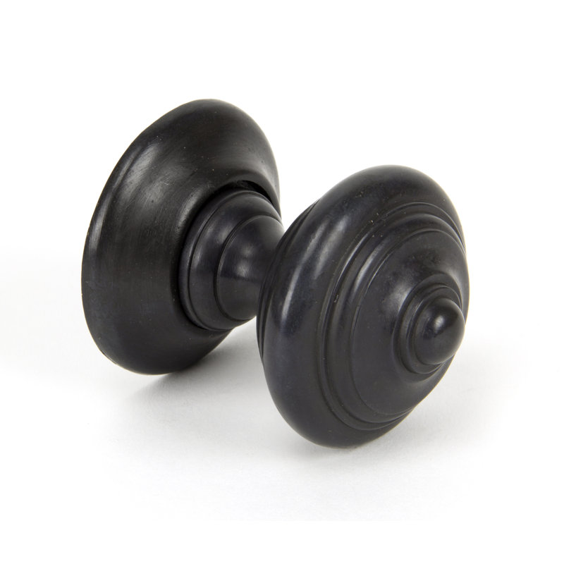 Elmore Passage Door Knob, Aged Bronze