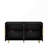 Sideboard With Adjustable Shelves And 4 Doors Fluted Panel-857040372