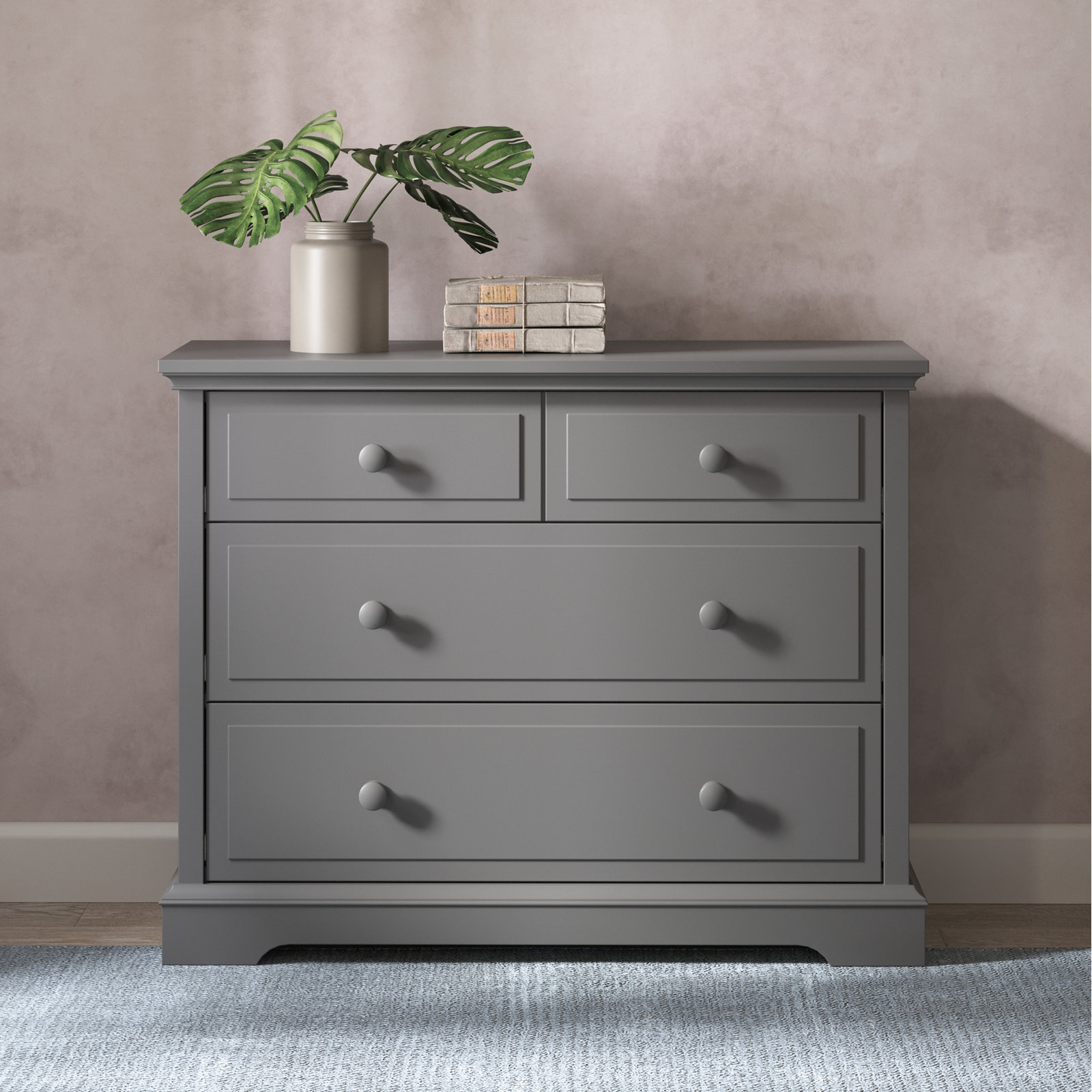 Universal Select 3 Drawer Dresser, Cool Gray