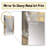 Golden Abstract - Abstract Unique Wall Mirror, Modern Mirror, Printed Metal Art-12010513