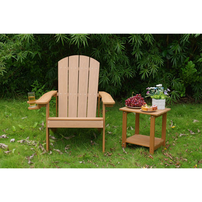 HIPS Stainless Steel All-Weather Outdoor Lounge Chair