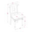 L'ensemble de mobilier de salle à manger 5 pièces comprend une table de cuisine ronde avec Dropleaf et 4 chaises de salle à manger, 42 po x 42 po, babeurre et cerise-1005409569-1005409575-1064442624