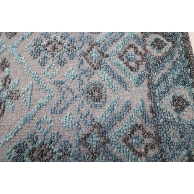 Tangier  Blue Rug 5'5" x 7'6"