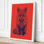 Confrontal Fox Modern - Wrapped Canvas-658601907-658601914