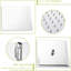 Pomme de douche double Finish - fixation au plafond de 10 pouces avec pluie et robinet de poche facile à nettoyer inclus