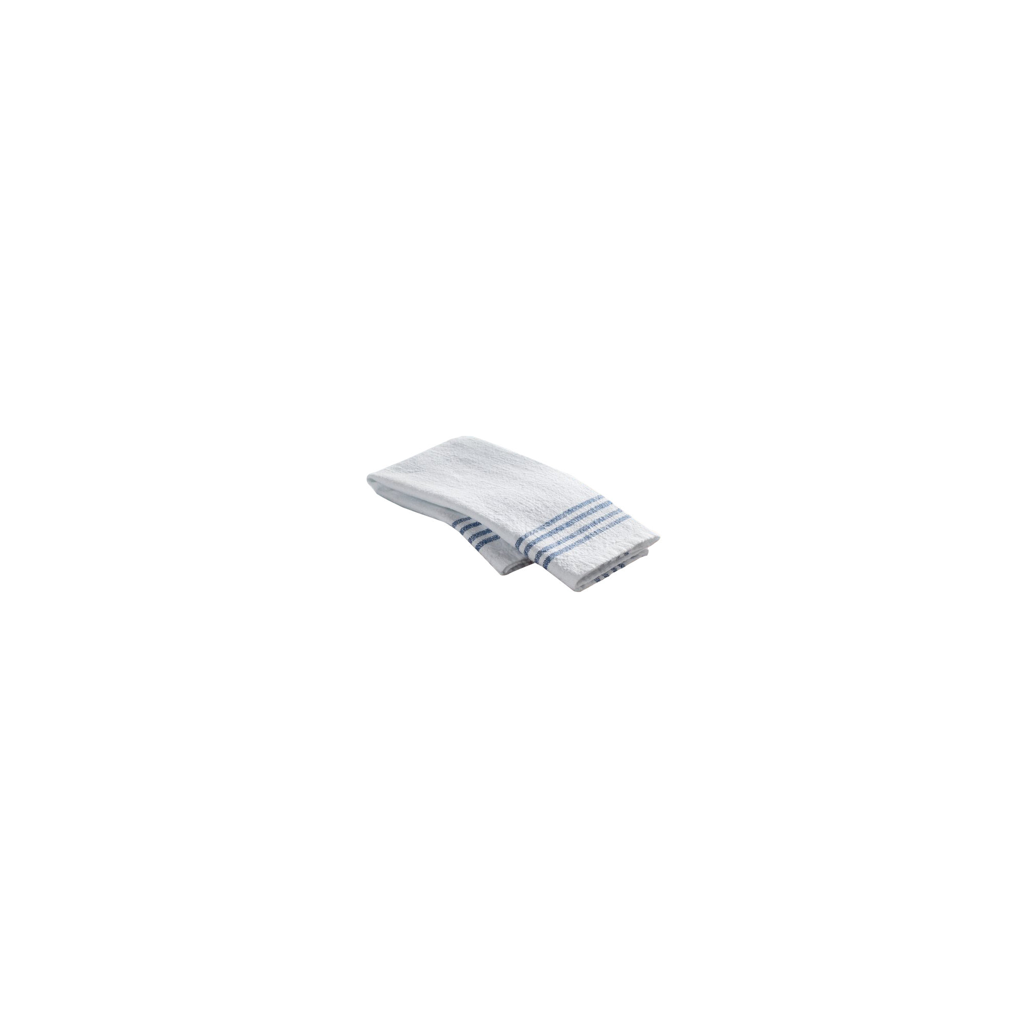 Panna Cotton Striped Square Napkin, Blue