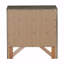 Table de chevet élégante avec rangement gris