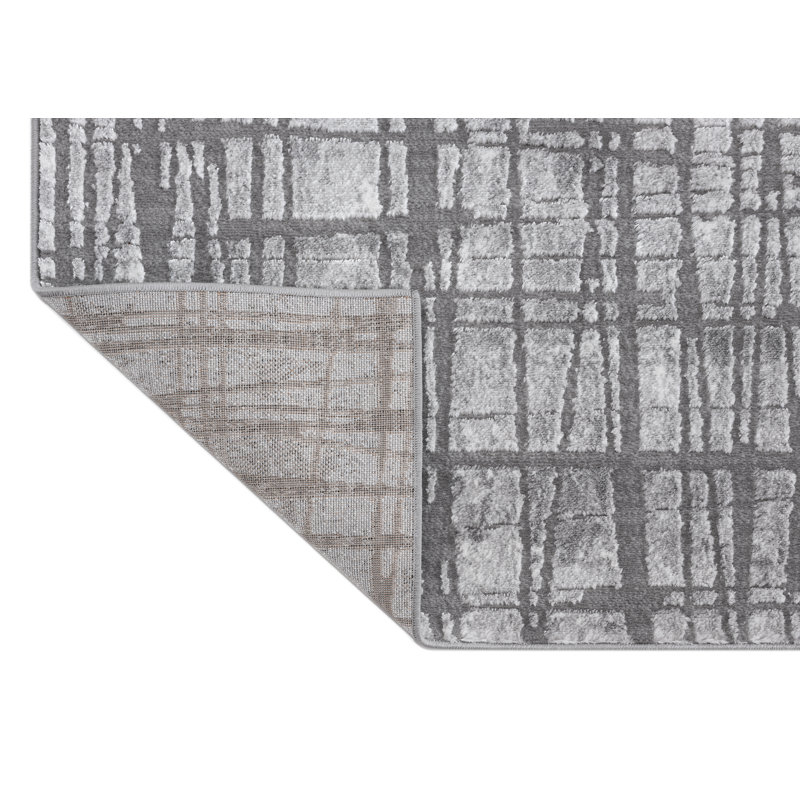 Tapis gris, Rectangle 7 pi 9 po x 9 pi 9 po
