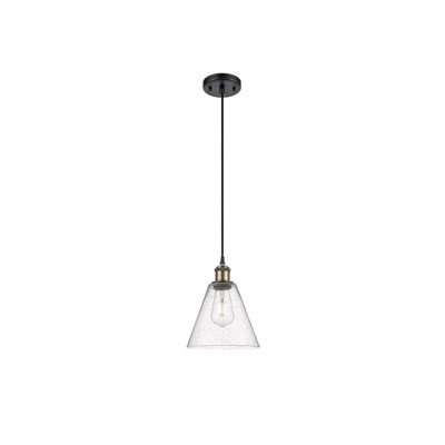 Luminaire suspendu conique à 1 lumière Hachi