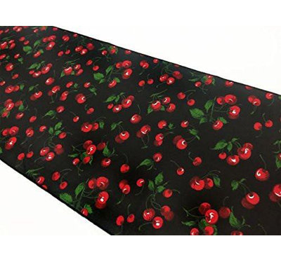Cherries Allover Print Table Runner