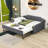Basilina Full Size Upholstered Daybed with Trundle