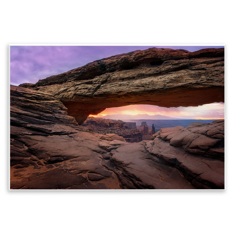«Natural Canyon Rock Arch» par Rick Berk, H 10 po x l 15 po