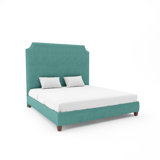 Caldwell Custom Upholstered Bed with 9" Rails