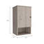 Pharmacie Porto, deux tablettes internes, finition gris clair-1629006052