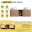 Meuble-lavabo double 24 po avec lavabo et armoires latérales 24 po-117800423-117800426