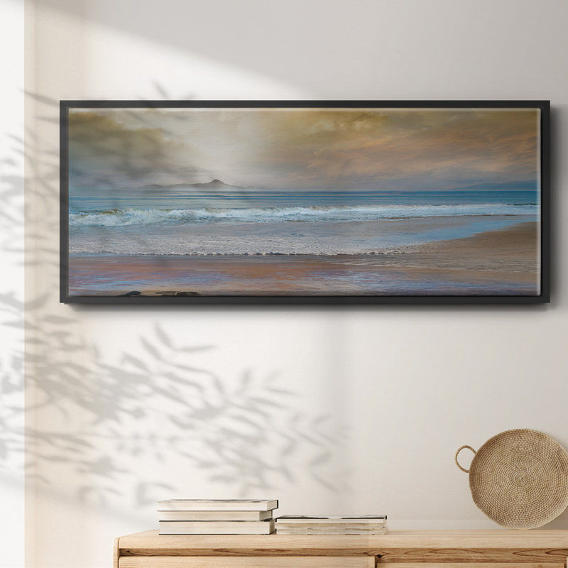 Private Island- Framed Canvas, 24" H x 60" W
