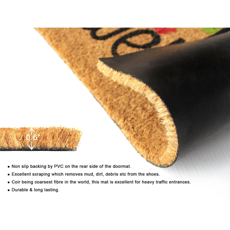 Tapis antidérapant 30 po x 18 po pour l'intérieur et l'extérieur