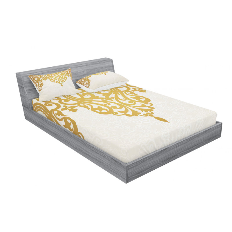 Microfiber Sheet Set, Queen Sheet Set with Fitted Sheet