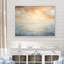 «Beige et Golden Beach Sunset Horizon II», reproduction d'art sur toile plage et océan-96320794-135289894