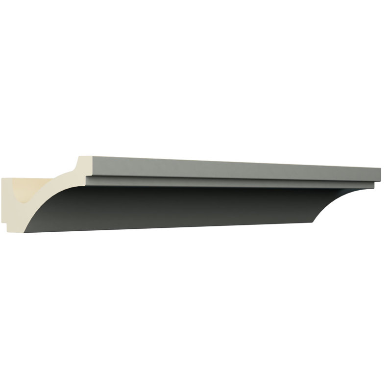 Arlene 6.5" Wide Unfinished Polyurethane Crown Moulding