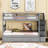 Twintwin Bunk Bed With Trundle - Functional And Space Design Gray Bedroom Enhancement-487600666