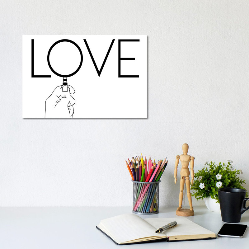 Love Is Never How It Looks by Filippo Spinelli - Print on Canvas, 20.32 cm H x 30.48 cm W, Wrapped Canvas
