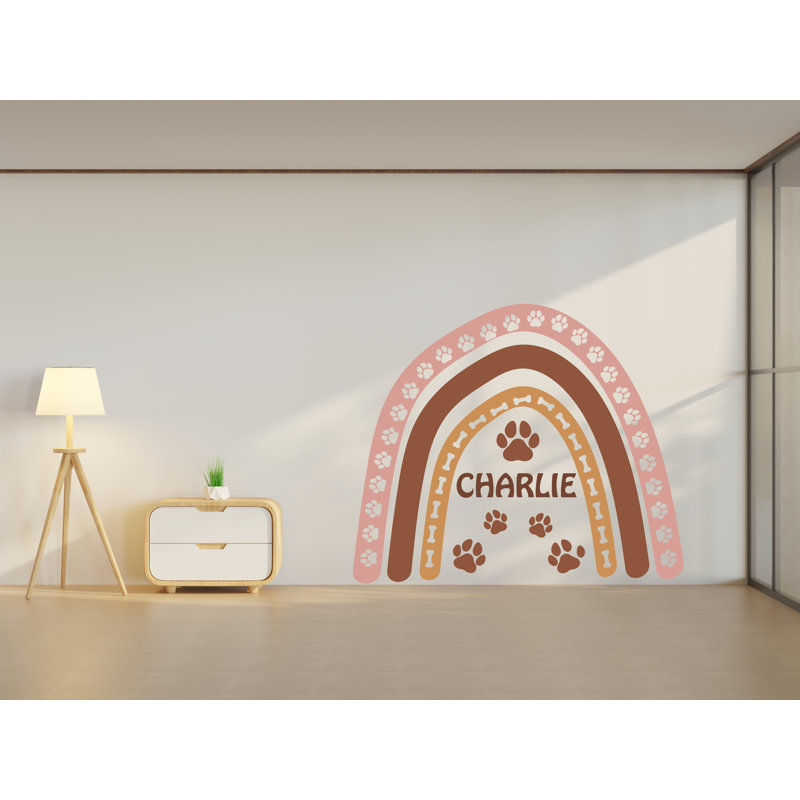 Adhésif décoratif pour chien, chien, décoration de maison pour chien, chien, Boho, arche, art décoratif, H 47 po x l 40 po