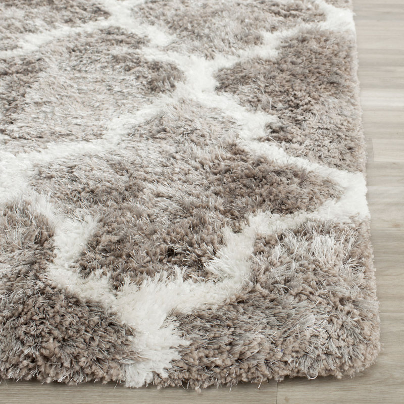 Geometric Hand Woven Area Rug, Rectangle 91 x 152cm