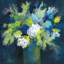 «Bleu», impression sur toile-29090025-72779912-72779917