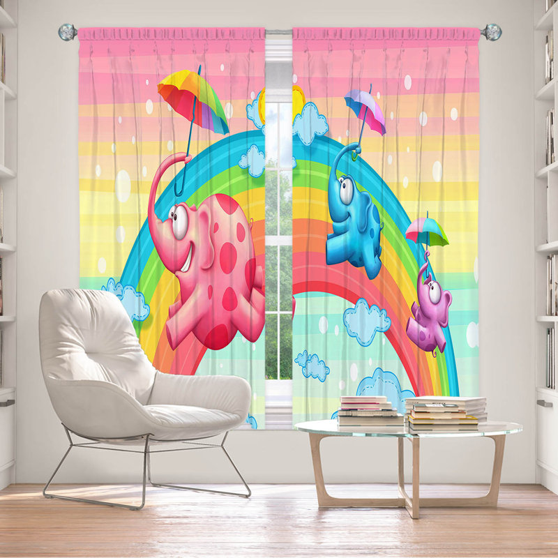 Paire de rideaux obscurcissant en polyester Lamia, L 40 po x L 82 po
