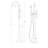 Double Handle Floor Mounted Freestanding Tub Filler With Handshower-66655590