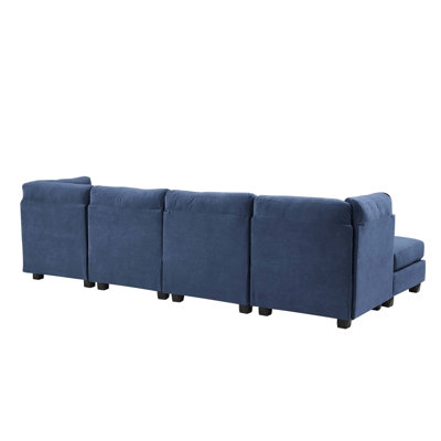 Polyester Upholstered Modular Sectional
