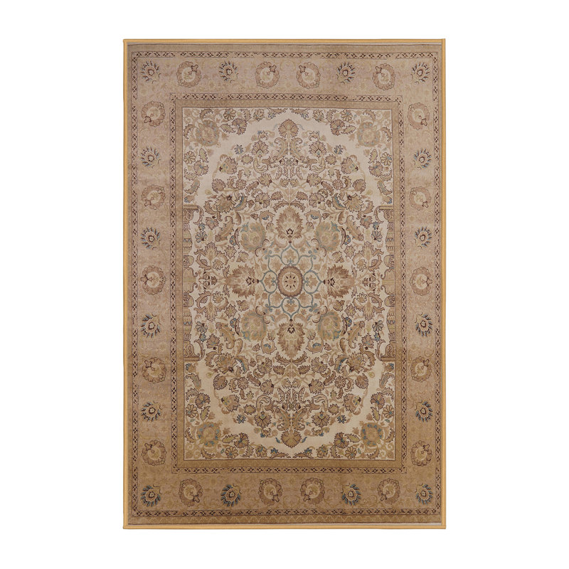 Tapis oriental brun Stali, Rectangle de 3 pi x 5 pi