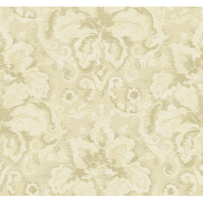  Papier peint damassé à motif floral Brutus Designs