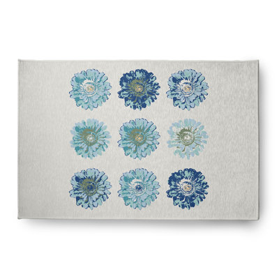 Chenille Floral Indoor Rug