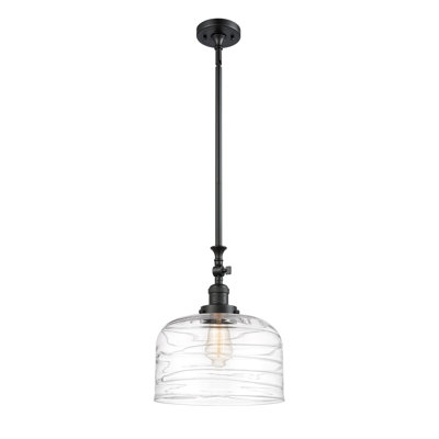 Luminaire suspendu en forme de dôme à 1 lumière Ashni