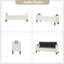 Banc de rangement en bois massif Dezaria-1439984943