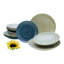 Reactive Stoneware Dinnerware Set 12 Piece - Service for 4