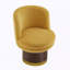 Fauteuil demi-tonneau pivotant à 360 °-130551216