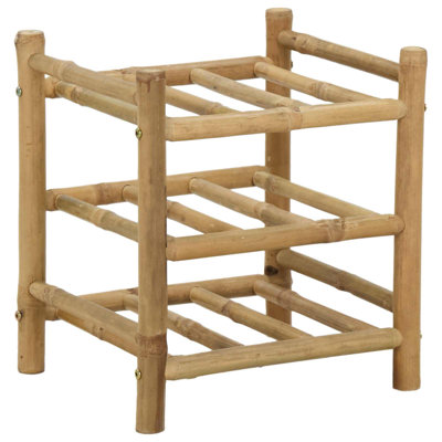 Open Shelving Wine Bottle Rack Natural
