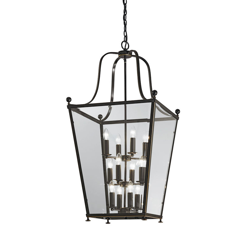 Giono 12 - Light Lantern Pendant, Antique Bronze