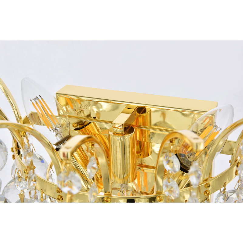 Phyllida Flush Mounted Sconce, Gold