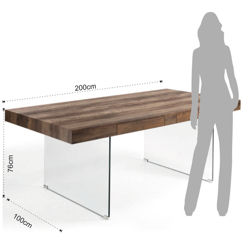 Caputo Walnut Dining Table