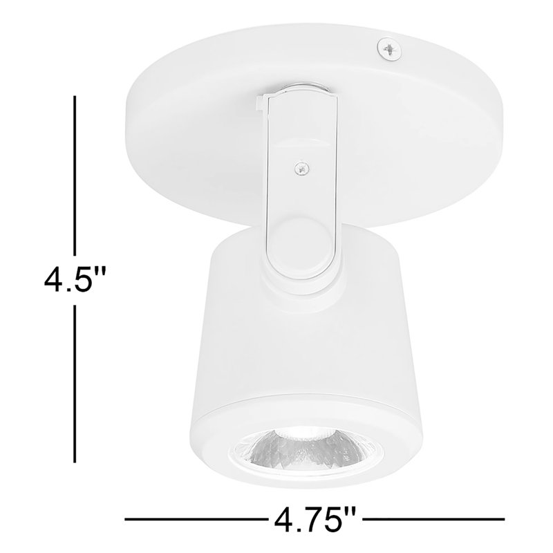 Aaliyaa LED Semi Flush Mount, White