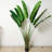 5ft Artificial Banana Leaf Tree Peacock-Shaped Faux Palm Plant