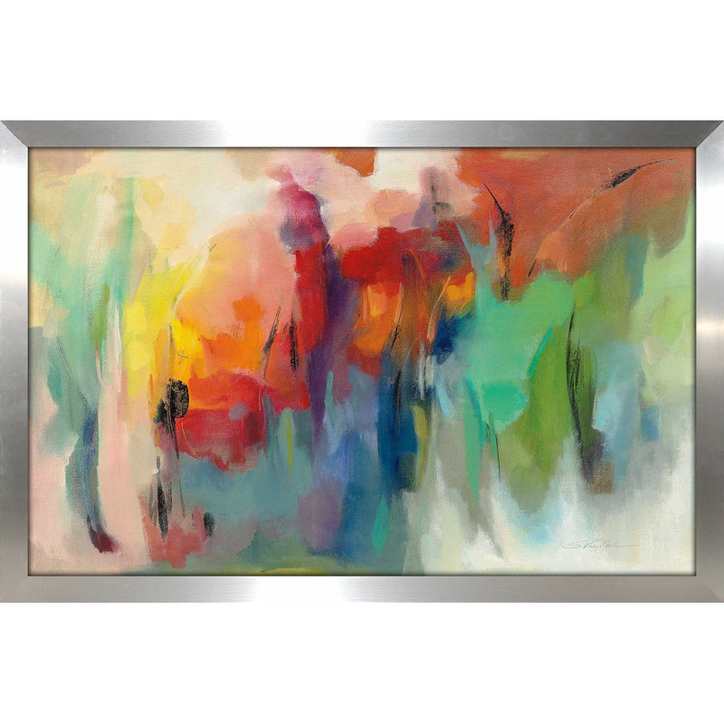 March Rainbow - Peinture, Impression encadrée, H 21,5 po x l 27,5 po, Argent