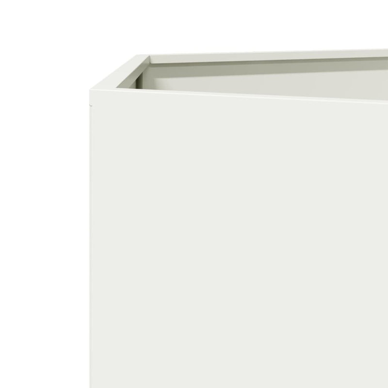 Planter Box, 45cm H x 46cm W x 40cm D, White 